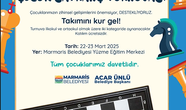 Marmaris'te satranç turnuvasına başvurular başladı