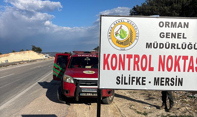 Mersin'de ormanların güvenliğini sağlamak için önleme araması yapıldı