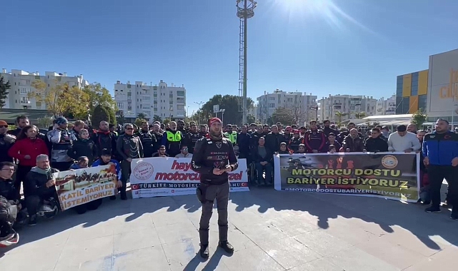 Motosiklet tutkunları 'Motorcu Dostu Bariyer' istedi