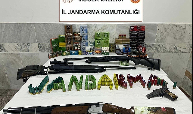 Muğla'da silah kaçakçılığı operasyonu: 2 gözaltı