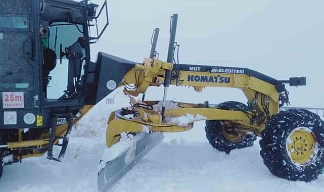 Mut Sertavul Geçidi'nde zincirsiz araçların geçişine izin verilmiyor