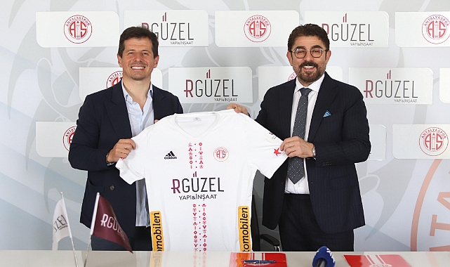 Onvo Antalyaspor’un Forma Göğüs Sponsoru RGüzel Yapı ve İnşaat