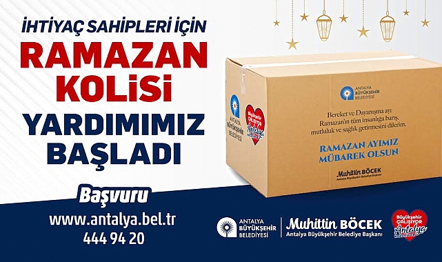 Ramazan kolisi yardımı başvuruları başladı