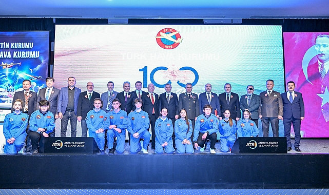 Türk Hava Kurumu'nun 100. Yıl Kutlamaları Antalya'da Gerçekleşti
