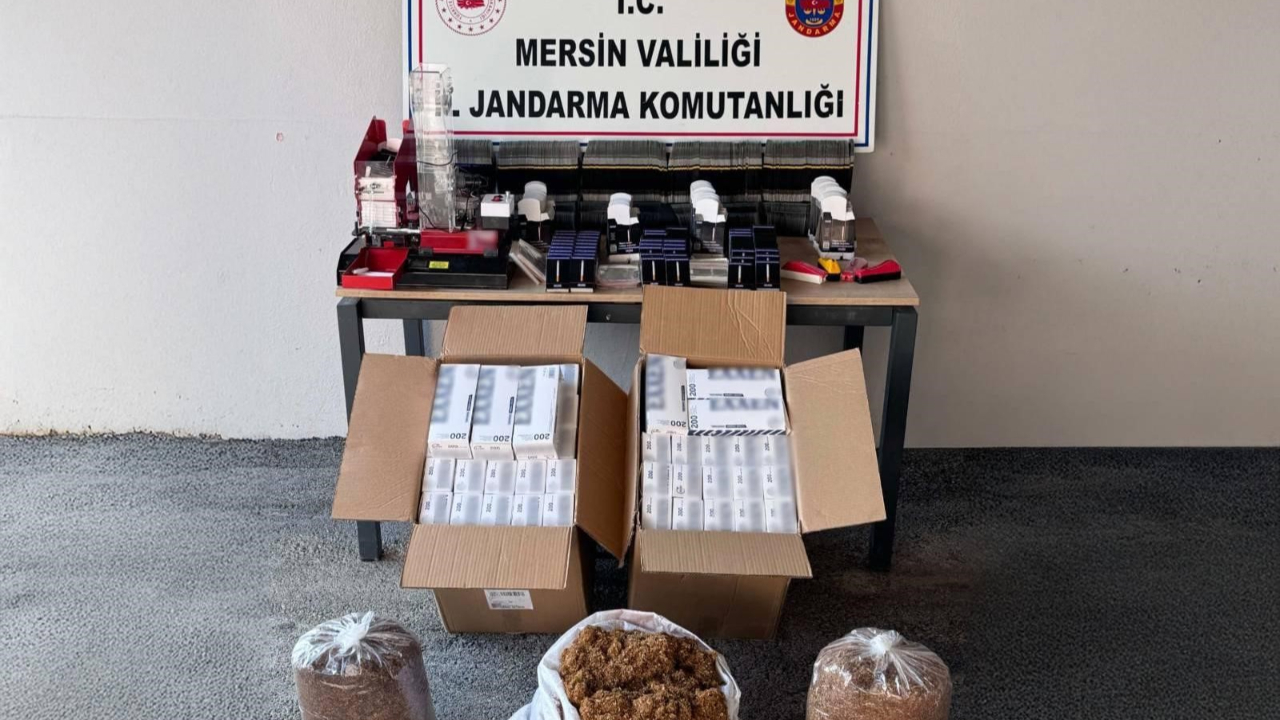 Kaçak makaron operasyonu: 1 şüpheli gözaltına alındı