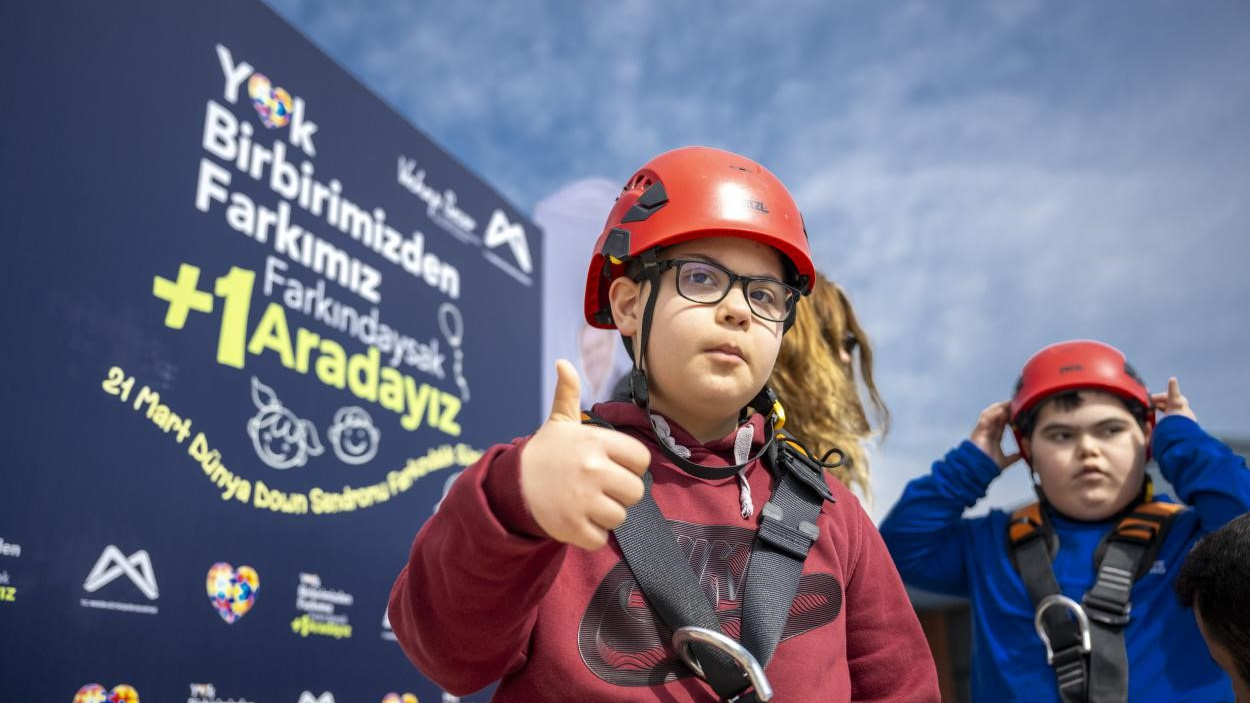 Down Sendromlu Çocuklar İtfaiyeci Oldu