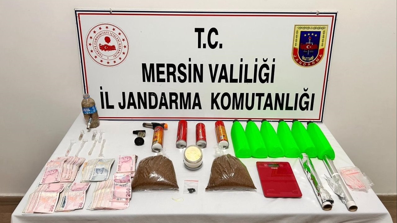 Mersin’de uyuşturucu taciri 2 şüpheli yakalanıp tutuklandı