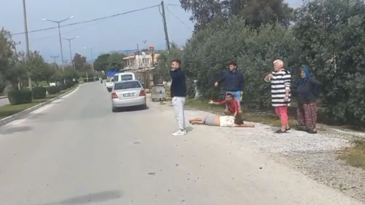 Takla atan otomobilden dışarı fırladı