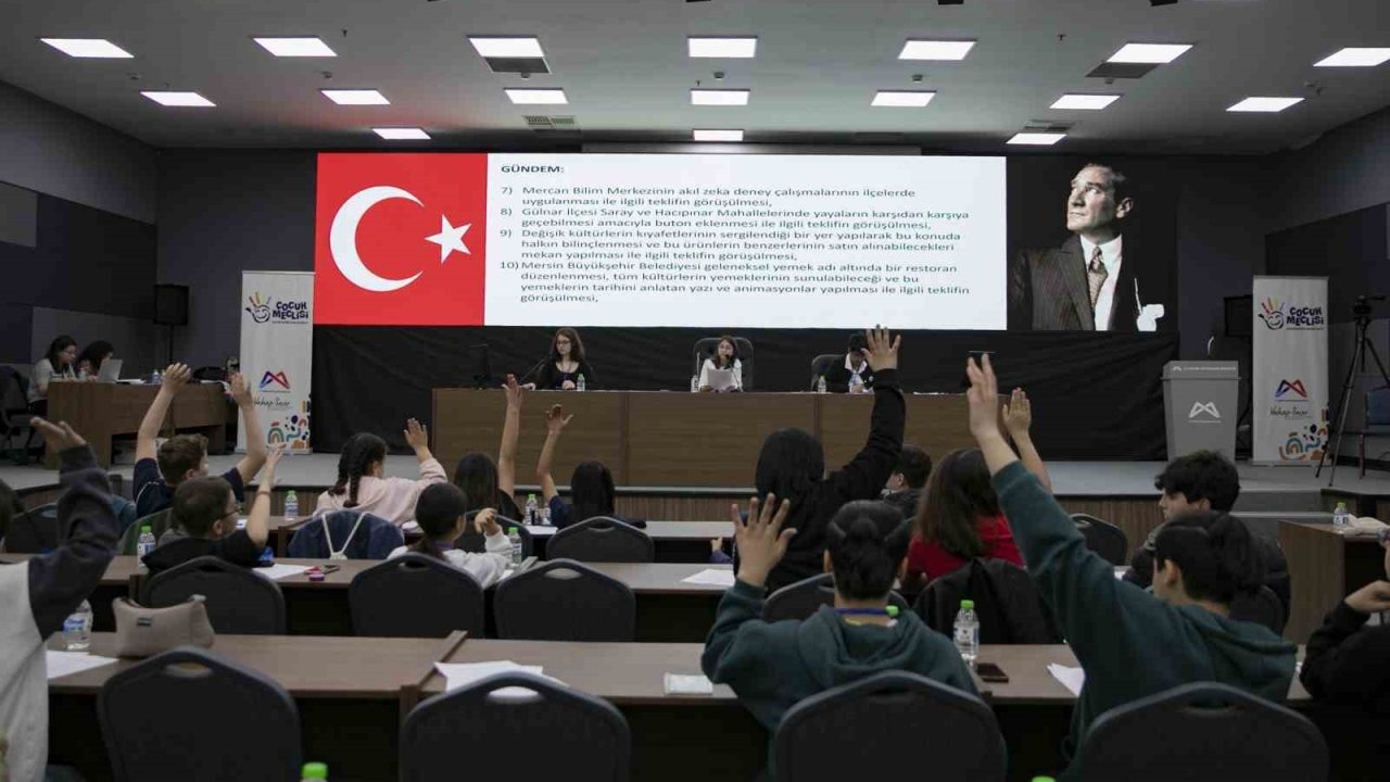 Mersin Çocuk Meclisi geleceğin kentini şekillendiriyor