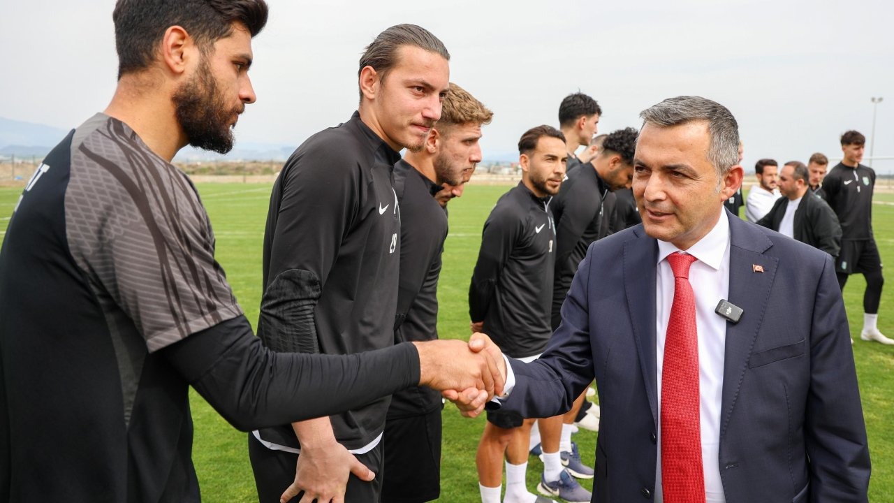 Manavgat Belediyespor'a moral ziyareti