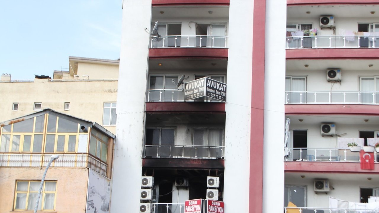 Pansiyonda yangın çıktı