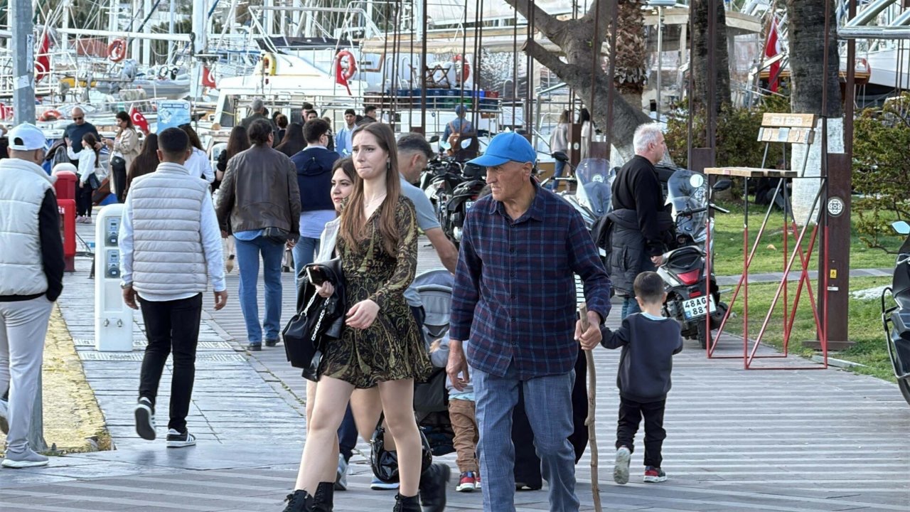 Bodrum'da bayram yoğunluğu