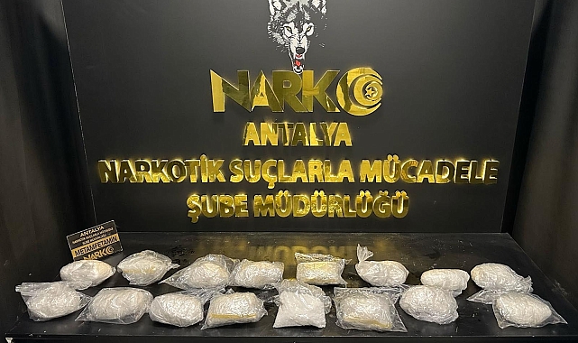 Antalya'da uyuşturucu operasyonu: 34 tutuklu