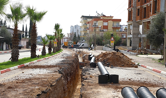 ASAT Kepez'de kanalizasyon altyapısını güçlendiriyor