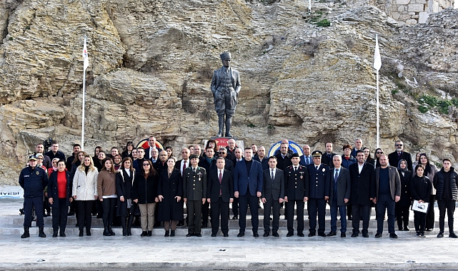 Atatürk'ün Eğirdir'e gelişi kutlandı
