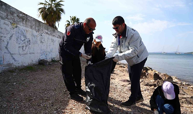 Bodrum'da deniz çöpleri kayıt altına alındı