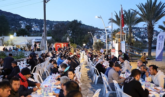 Bodrum'da iftar programları Türkbükü ile başladı
