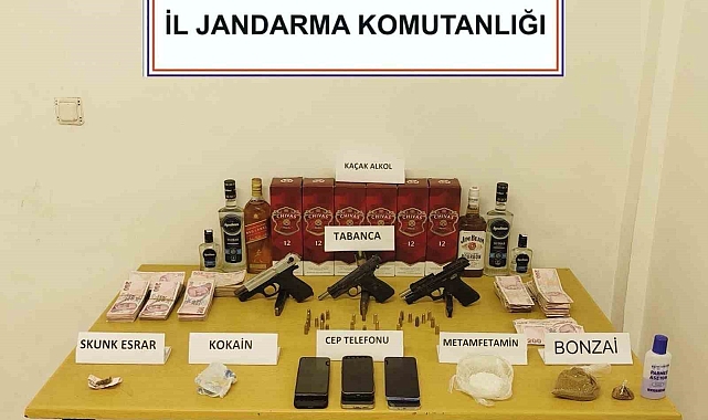 Bodrum&#039;da uyuşturucu ve silah operasyonu: 2 tutuklama