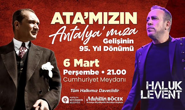 Cumhuriyet Meydanı'nda Haluk Levent coşkusu yaşanacak