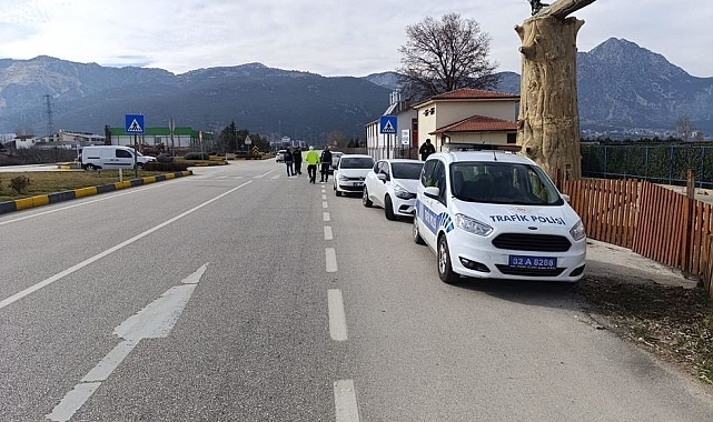 Eğirdir'de suç oranları düşüşe geçti