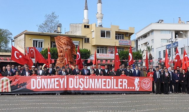 Gazipaşa'da Çanakkale şehitleri törenle anıldı