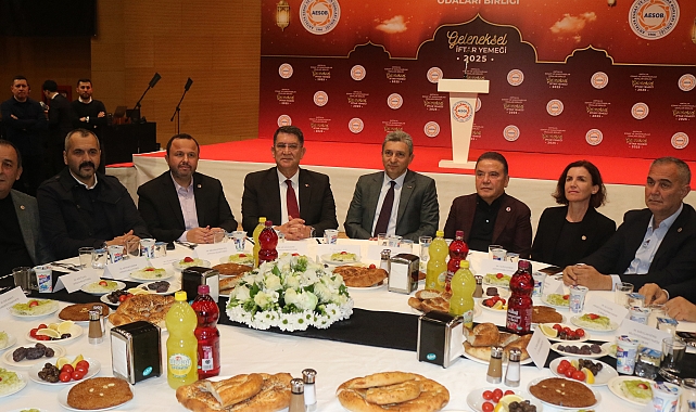 Geleneksel AESOB iftarına yoğun katılım