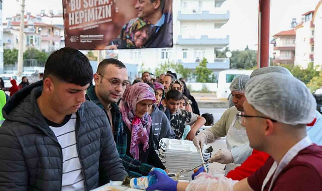 Ilıca'da iftar çadırı kuruldu