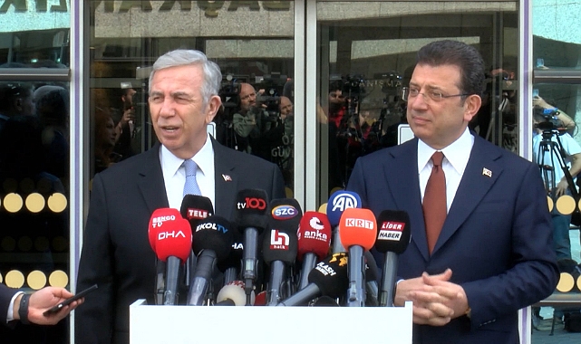 İmamoğlu'ndan Yavaş'a Ziyaret
