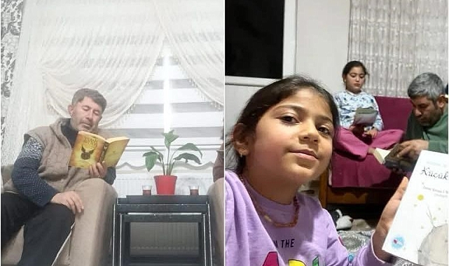 'Küçük bir kitap, büyük bir dünya' projesiyle okuma alışkanlığı kazandılar
