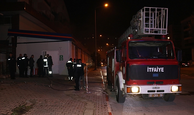 Markette Çıkan Yangın Korkuttu