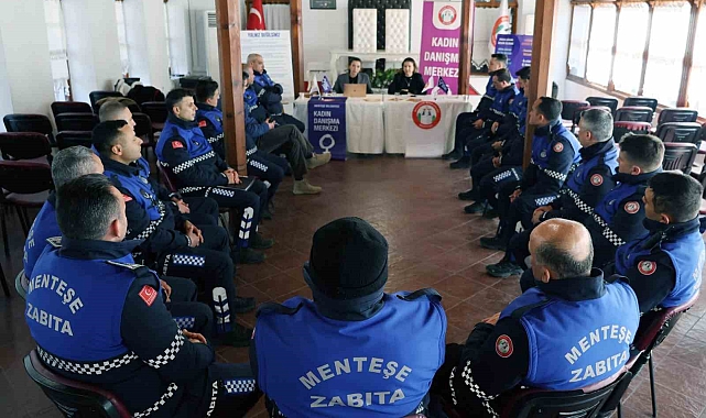 Menteşe Belediye zabıtasına kadına yönelik şiddetle mücadele eğitimi