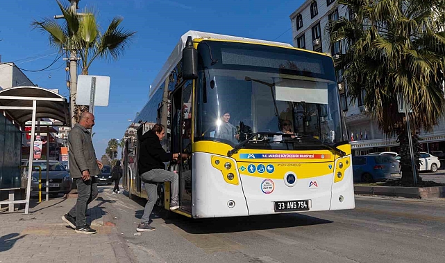 Mersin'de toplu taşıma araçlarıyla günde 200 bin yolcu taşınıyor