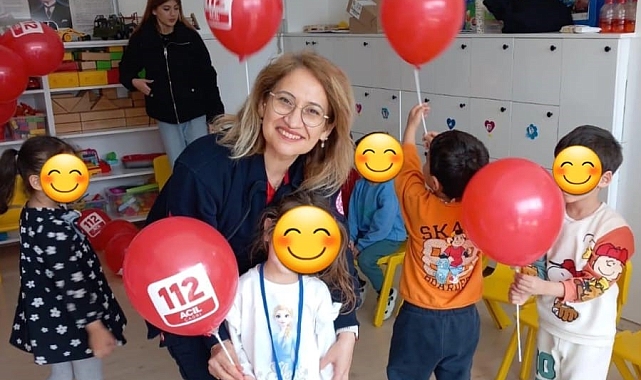 Muğla'da miniklere 112 acil çağrı hattı tanıtıldı