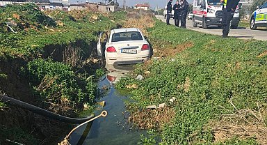 Otomobil şarampole düştü: 1 yaralı