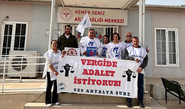 SES Antalya Şubesinden Vergi Adaletsizliğine Tepki