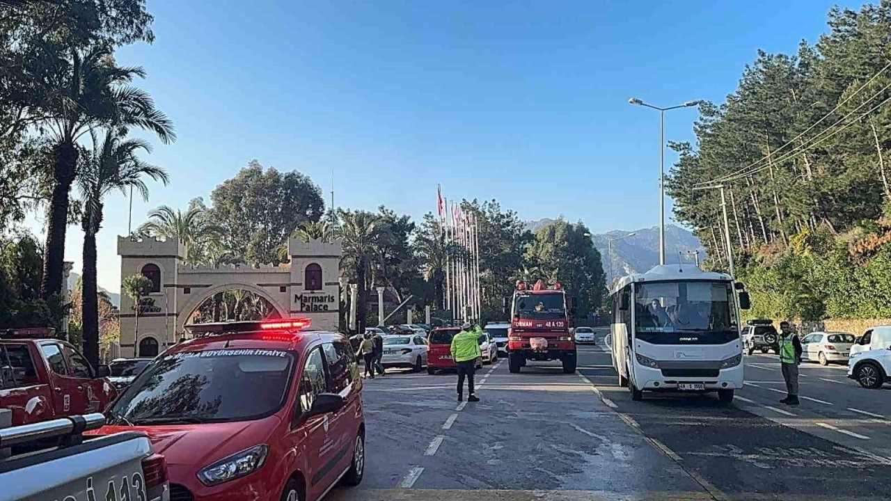 Marmaris’te Otel Yangını