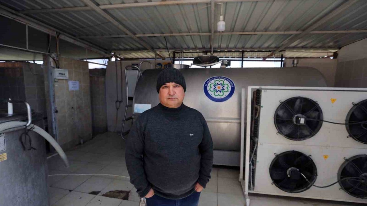 Muğla Büyükşehir Belediyesinden Üreticilere Süt Tankı Desteği