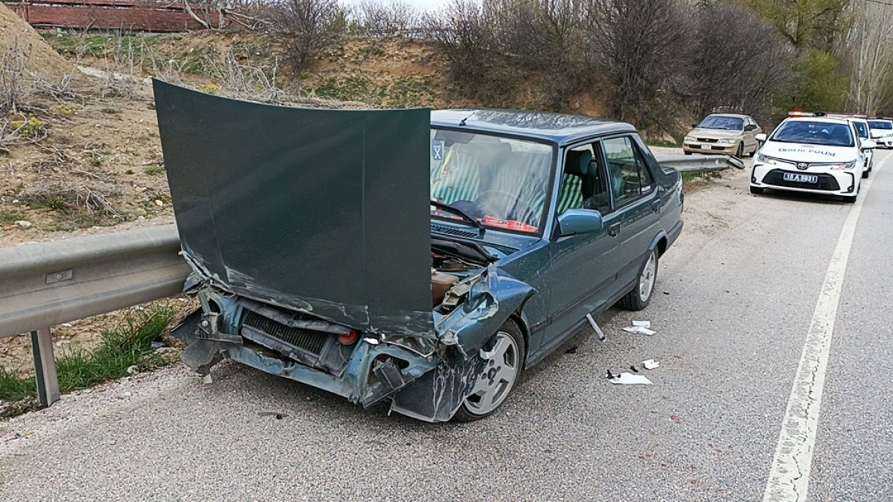 Burdur'da kaza: 1 yaralı