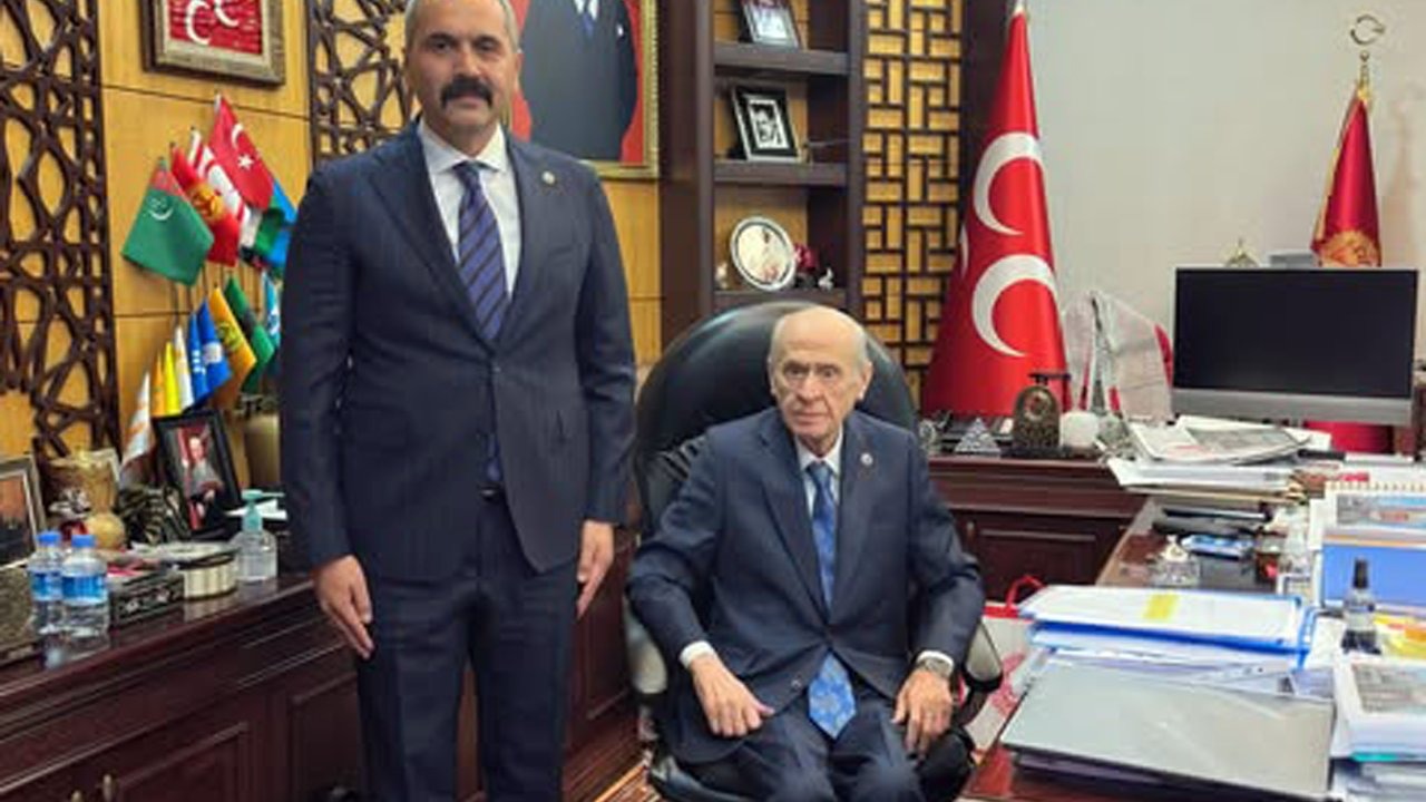 Antalya milletvekilinden Devlet Bahçeli'yi ziyaret fotoğrafı