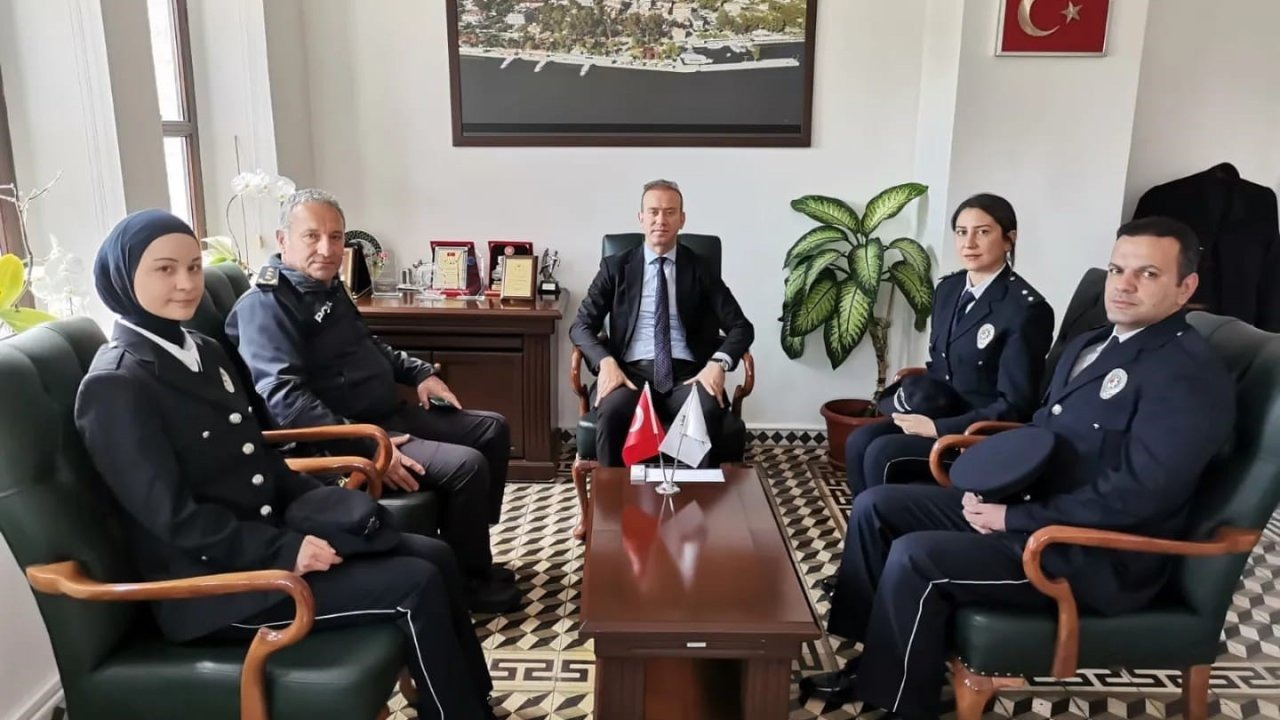 Köyceğiz İlçe Emniyet Müdürlüğü’nden Kaymakam Maslak’a ziyaret