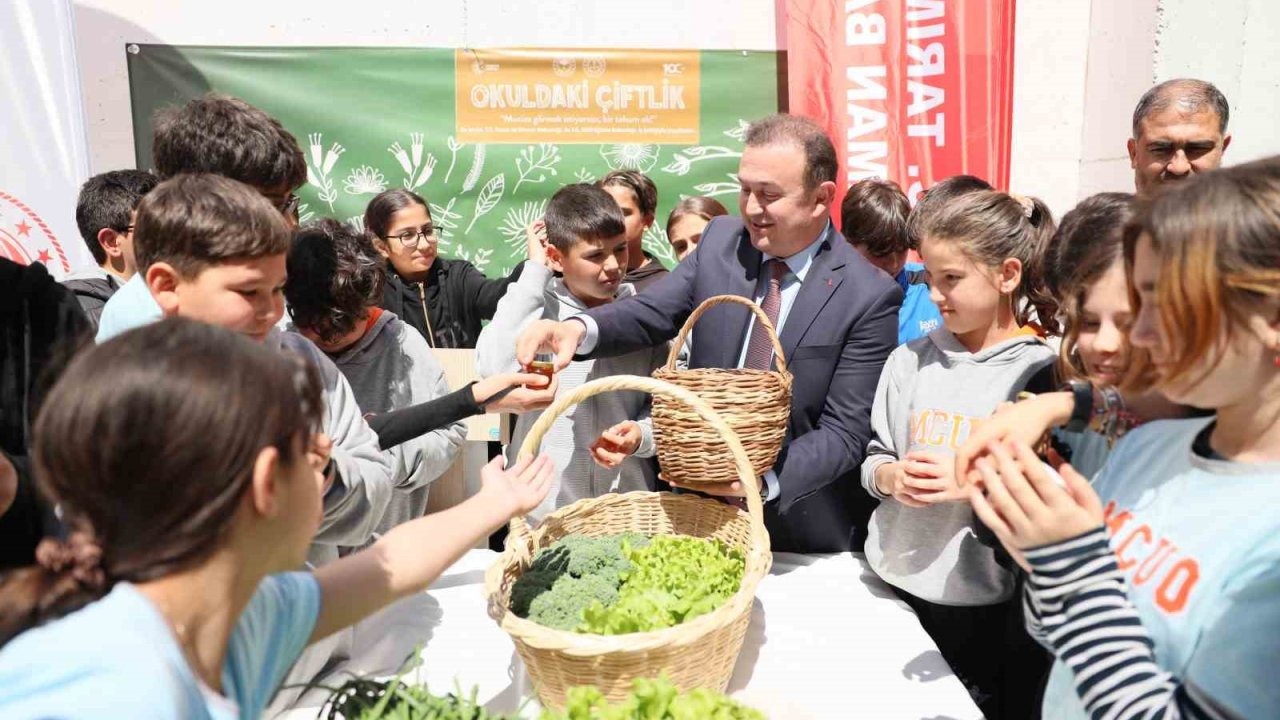 ‘Okuldaki çiftlik’ proje uygulaması devam ediyor