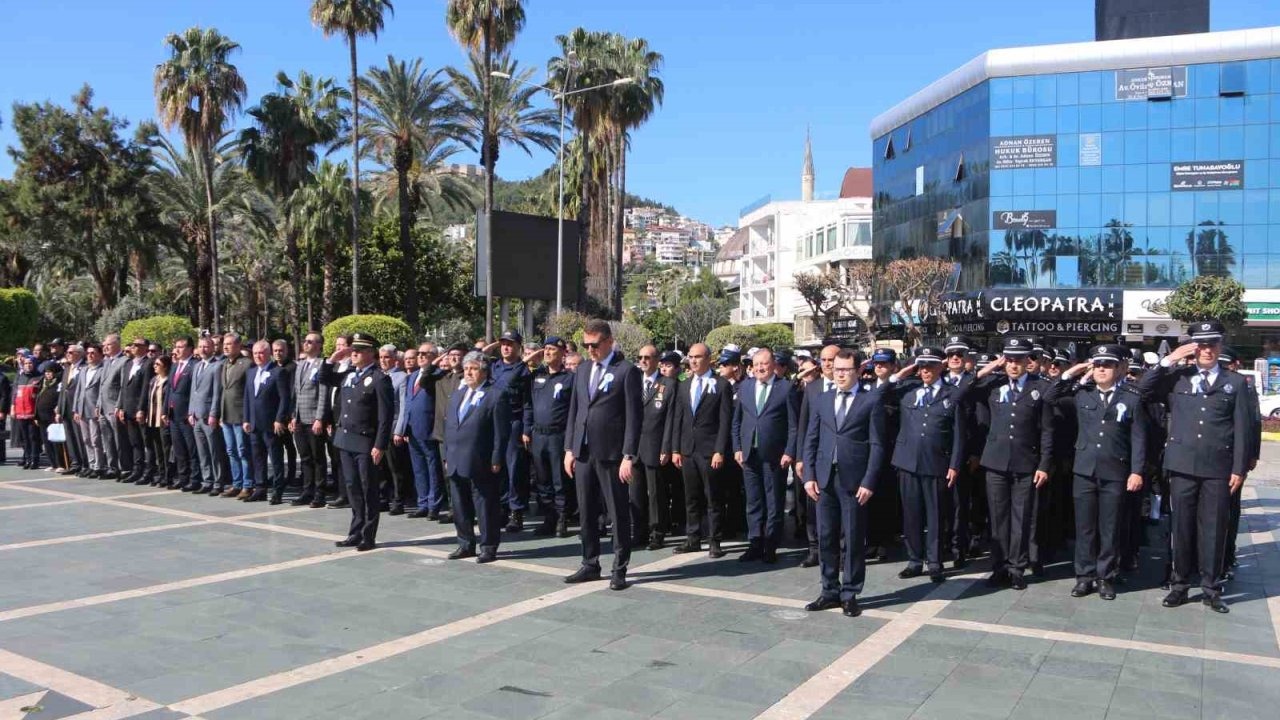 Alanya’da Polis Teşkilatının 180’inci kuruluş yıl dönümü kutlandı