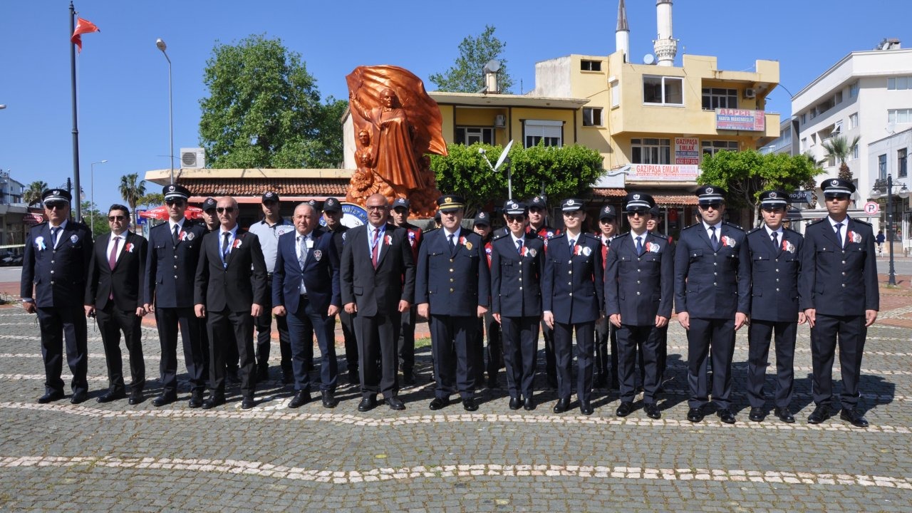 Gazipaşa&#039;da Polis Haftası kutlandı