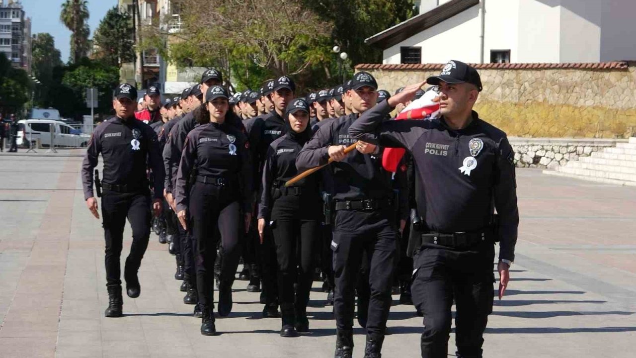 Mersin’de Türk Polis Teşkilatı’nın 180. yıl dönümü kutlandı