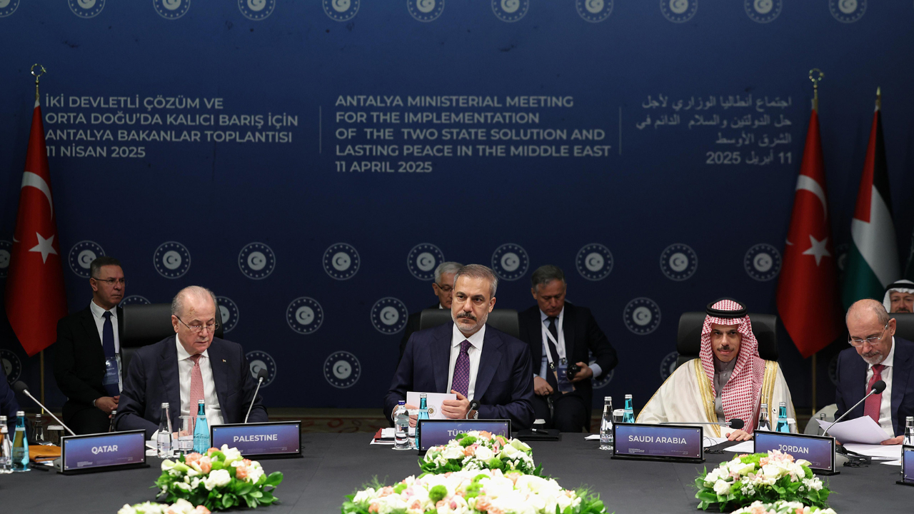 “İki Devletli Çözüm ve Ortadoğu’da Kalıcı Barış için Antalya Bakanlar Toplantısı”