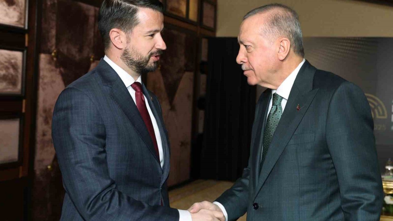 Cumhurbaşkanı Erdoğan, Karadağ Cumhurbaşkanı Milatoviç ile görüştü