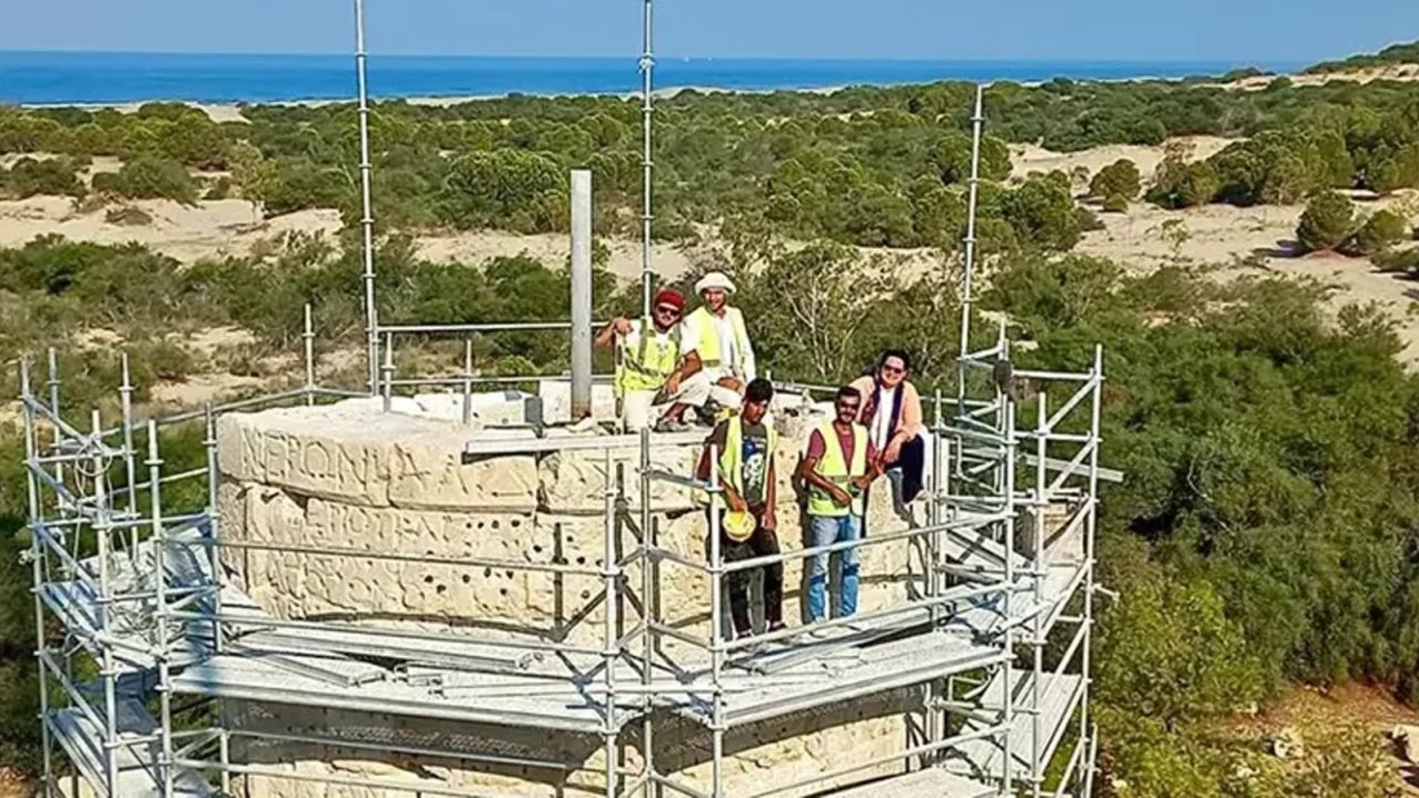 2 bin yıllık Patara Deniz Feneri'nin restorasyonu tamamlandı