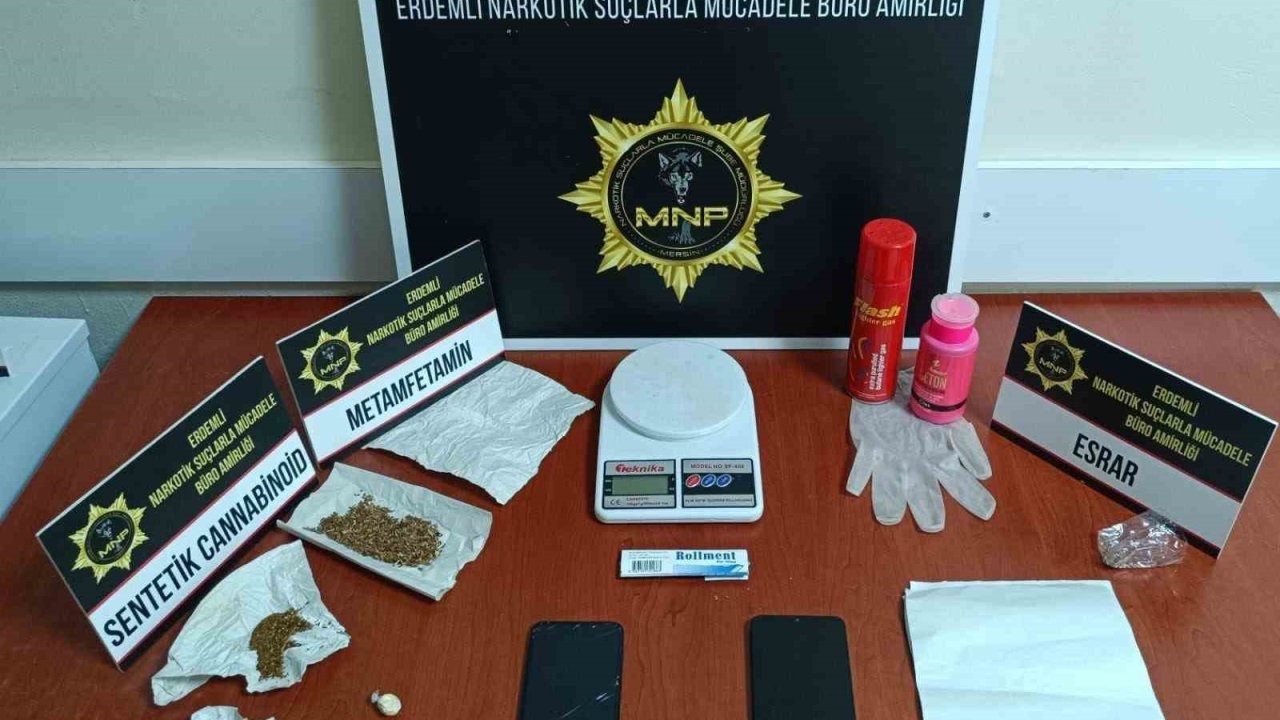 Mersin’de uyuşturucu taciri 42 şüpheli tutuklandı