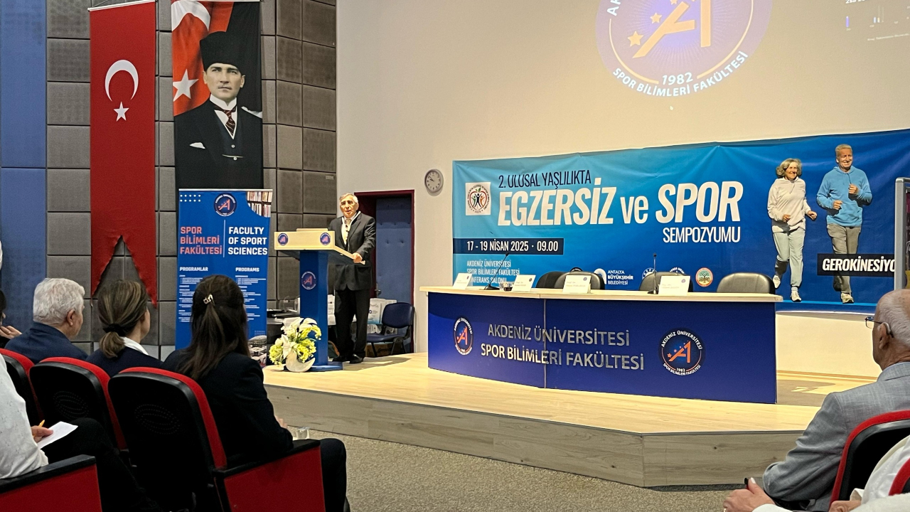 Antalya’da “Ulusal Yaşlılıkta Egzersiz ve Spor” sempozyumu düzenlendi