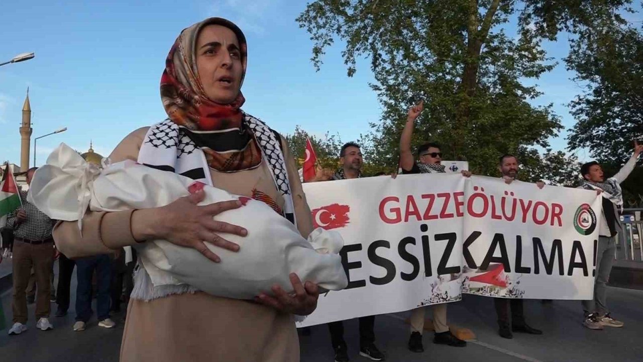 Manavgat halkı Gazze için tek yürek oldu